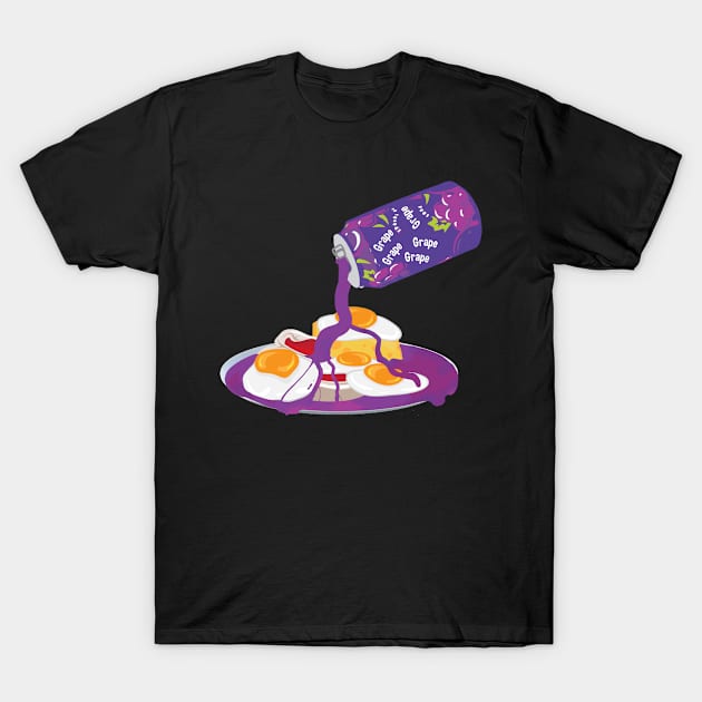 more Grape sauce on top T-Shirt by Veljam